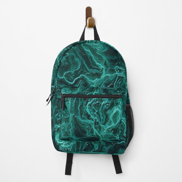 Item preview, Abstract liquify teal,black pattern designed and sold by cutecrazytshirt.
