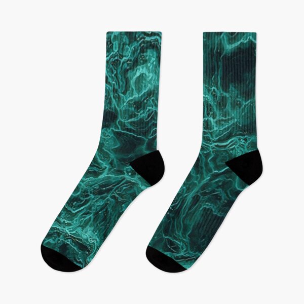 Item preview, Abstract liquify teal,black pattern designed and sold by cutecrazytshirt.