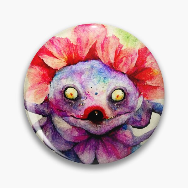 Item preview, Bud the Watercolor Flower Monster designed and sold by pixelista.