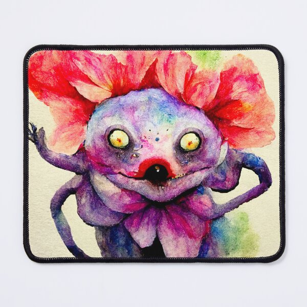 Item preview, Bud the Watercolor Flower Monster designed and sold by pixelista.