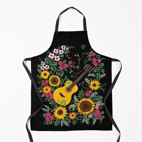 Item preview, Acoustic Guitar Music - Ukraine Sunflowers Floral Ukrainian Vyshyvanka designed and sold by r-silver.
