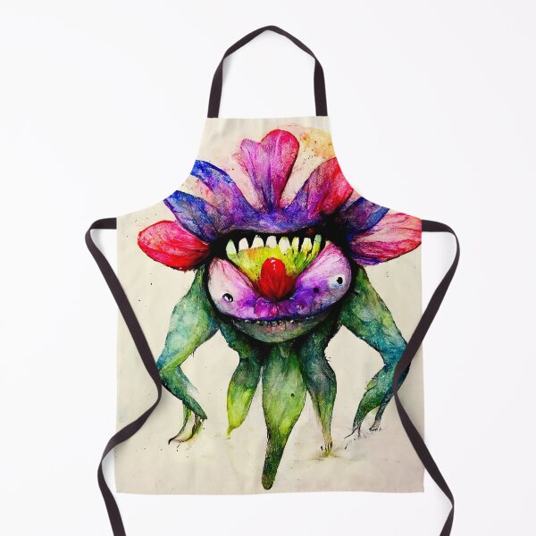 Item preview, Triffeed the Watercolor Flower Monster designed and sold by pixelista.