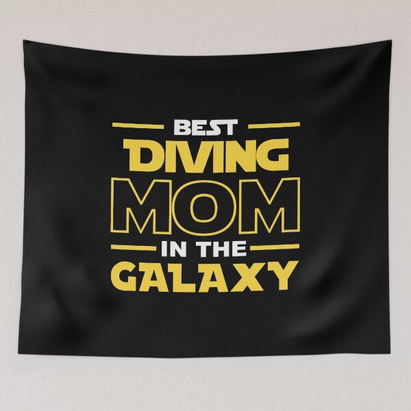 Item preview, Best Diving Mom In The Galaxy shirt, Diving Dad Mom Girls Lovers Birthday Christmas Mothers Day Quotes Design Gift designed and sold by xlnv.