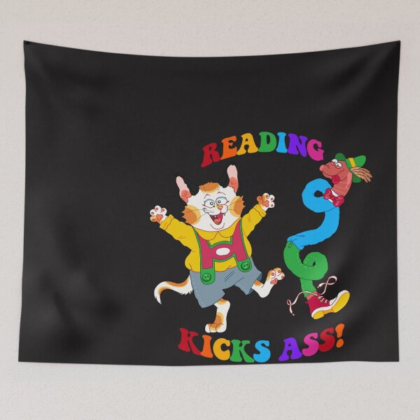 Item preview, READING KICKS ASS!! designed and sold by faurcyballas.