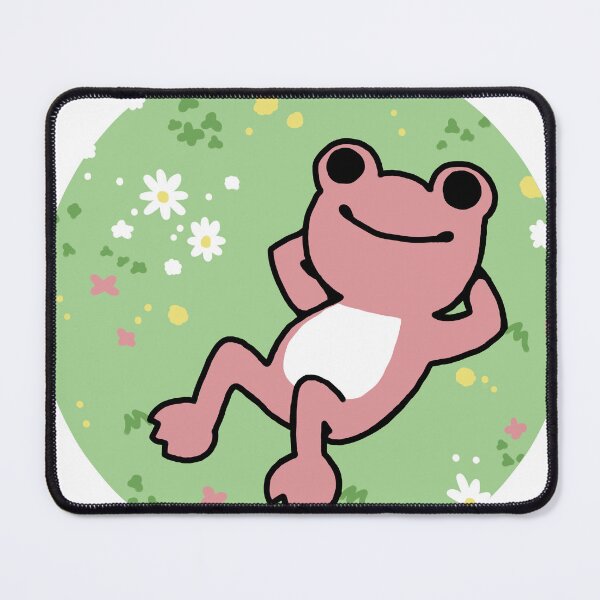 Item preview, Pickles the Frog in Grass designed and sold by bai-bee.