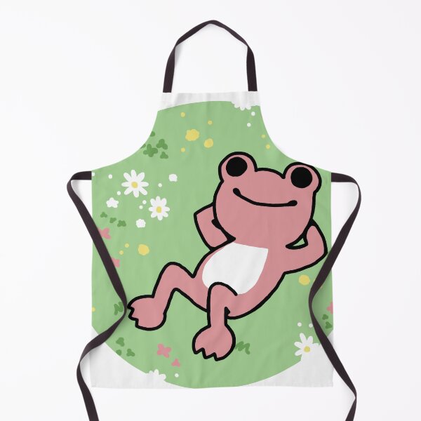 Item preview, Pickles the Frog in Grass designed and sold by bai-bee.