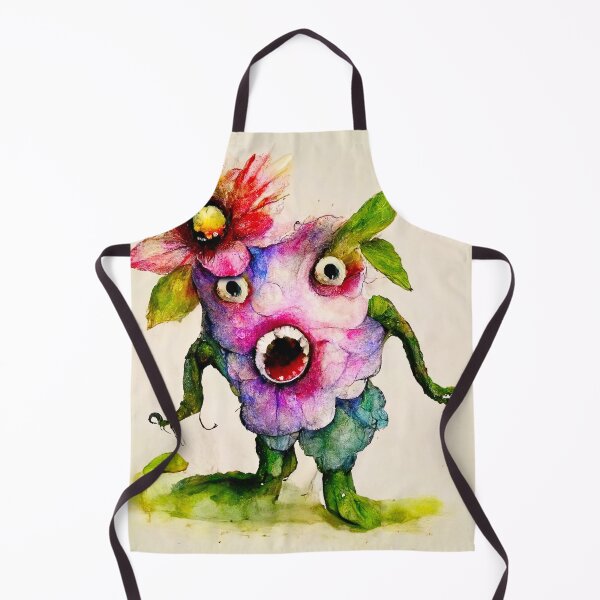 Item preview, Ambrosia the Watercolor Flower Monster designed and sold by pixelista.