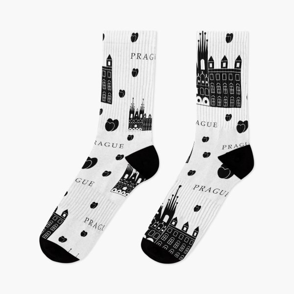 Item preview, Prague city, seamless pattern designed and sold by OM-lova.