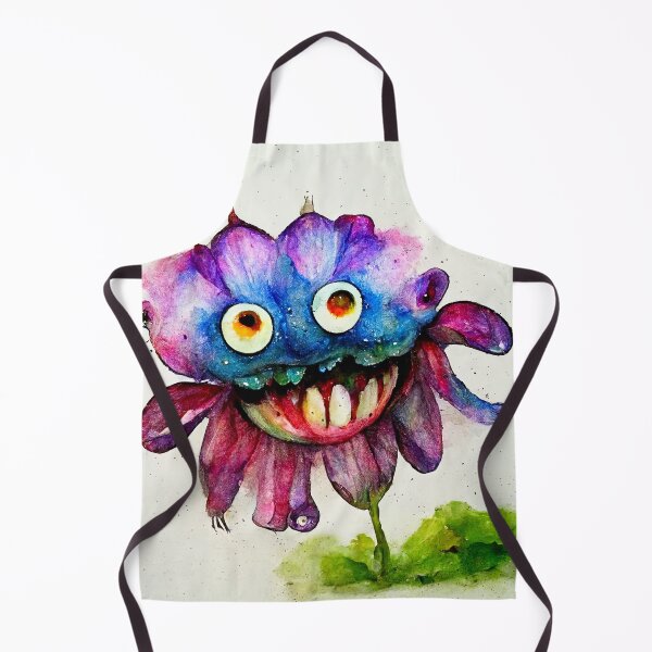 Item preview, Blossom the Watercolor Flower Monster designed and sold by pixelista.