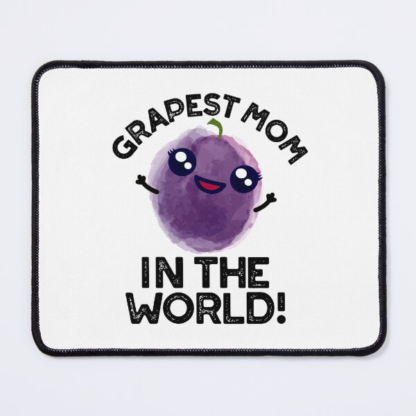 Item preview, Grapest Mom In The World Funny Grape Puns  designed and sold by punnybone.
