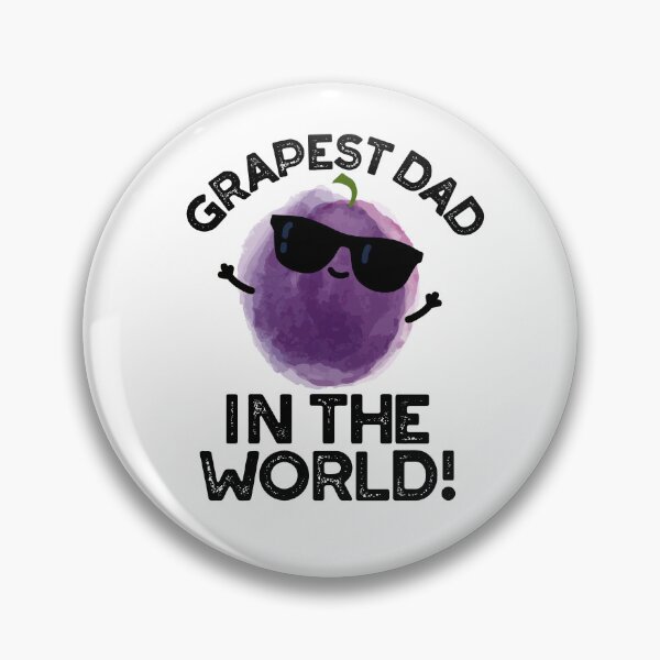 Item preview, Grapest Dad In The World Funny Grape Puns  designed and sold by punnybone.