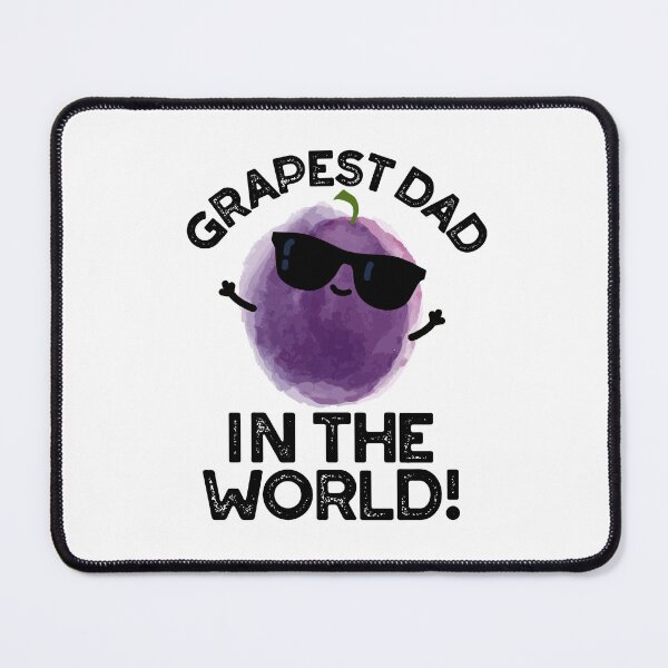 Item preview, Grapest Dad In The World Funny Grape Puns designed and sold by punnybone.