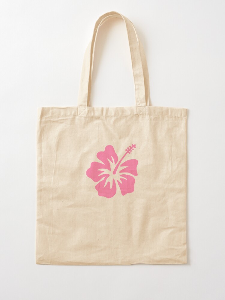 Hibiscus Tote Bag Aesthetic Beach Bag VSCO Coconut Girl 