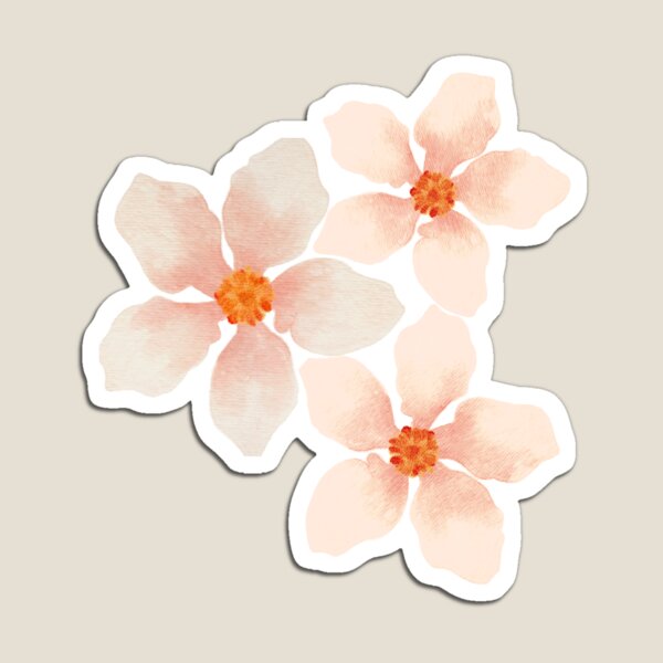Artikelvorschau, Hübsche rosa Blumen entworfen und verkauft von printableplanet.