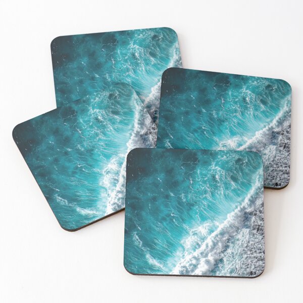 Item preview, Blue Ocean Aesthetic Waves designed and sold by porterpouts.