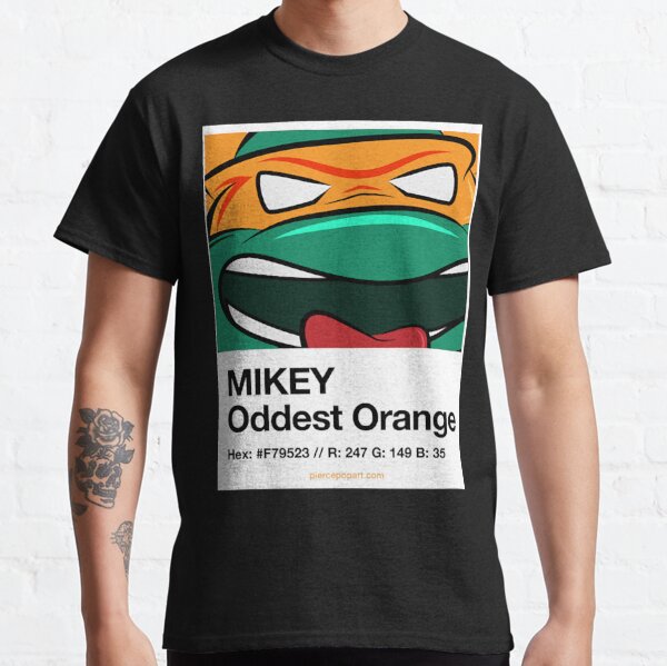 PiercePopArt Michelangelo Orange - TMNT T-Shirt