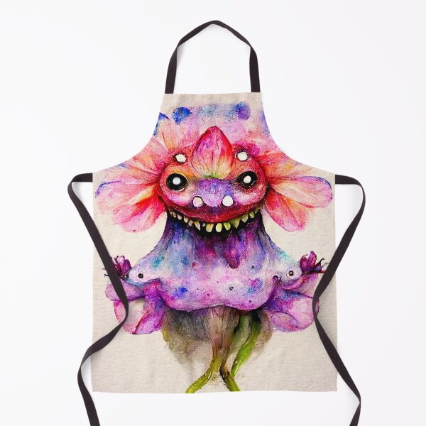 Item preview, Ixia the Watercolor Flower Monster designed and sold by pixelista.
