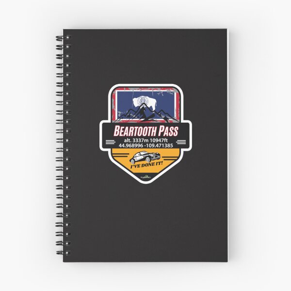 Item preview, Beartooth Pass US 212 Motorcycle Car RV Cycle Sticker & T-Shirt 03 Classic E designed and sold by figielesloe.