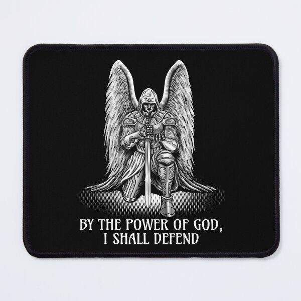 Item preview, Knights Templar By The Power Of GOD I Shall Defend Warrior Angel designed and sold by tronictees.