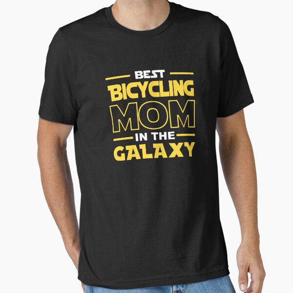 Item preview, Best Bicycling Mom In The Galaxy shirt, Bicycling Dad Mom Girls Lovers Birthday Christmas Mothers Day Quotes Design Gift designed and sold by xlnv.