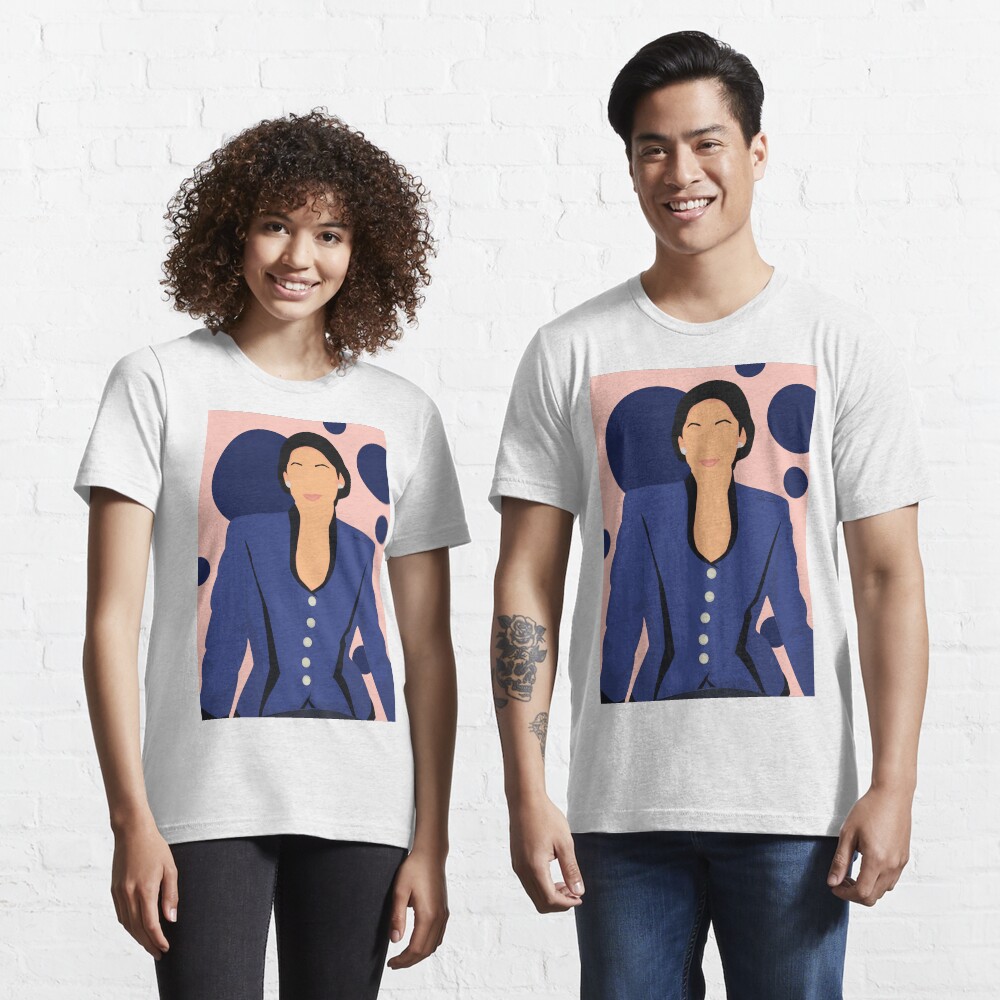 Vista previa del artículo con la obra «Camiseta esencial», diseñado y vendido por Shannys.