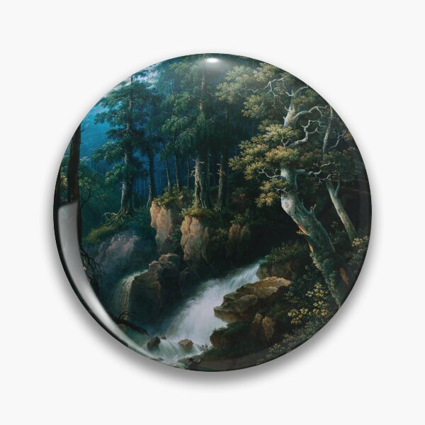 Item preview, Der Wasserfall der Ilse auf dem Brocken im Harzgebirge by Hermann Josef Neefe Remastered Xzendor7 Classical Art Old Masters Reproductions designed and sold by Xzendor7 Digital Art Creations.