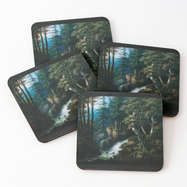 Item preview, Der Wasserfall der Ilse auf dem Brocken im Harzgebirge by Hermann Josef Neefe Remastered Xzendor7 Classical Art Old Masters Reproductions designed and sold by Xzendor7 Digital Art Creations.