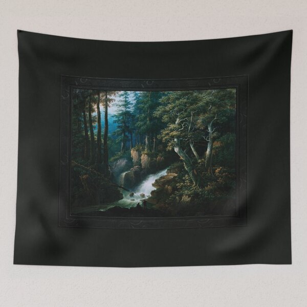 Item preview, Der Wasserfall der Ilse auf dem Brocken im Harzgebirge by Hermann Josef Neefe Remastered Xzendor7 Classical Art Old Masters Reproductions designed and sold by Xzendor7 Digital Art Creations.