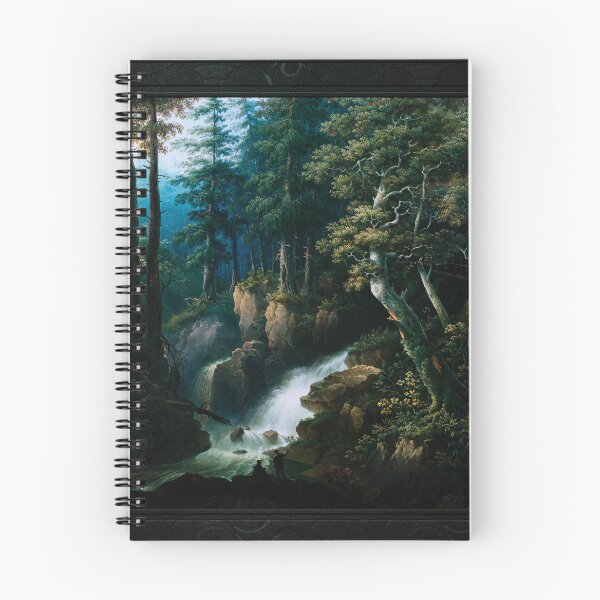 Item preview, Der Wasserfall der Ilse auf dem Brocken im Harzgebirge by Hermann Josef Neefe Remastered Xzendor7 Classical Art Old Masters Reproductions designed and sold by Xzendor7 Digital Art Creations.