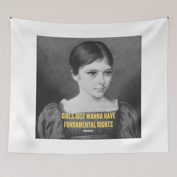 Item preview, Girls Just Wanna Have Fundamental Rights designed and sold by thundercandy.