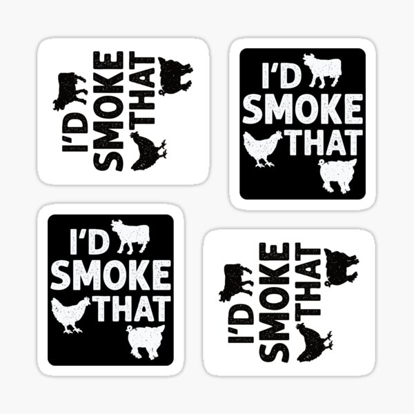 d Smoke That Vintage Meat Smoker Gift Funny BBQ Pitmasters - Pitmaster Bbq  - Magnet