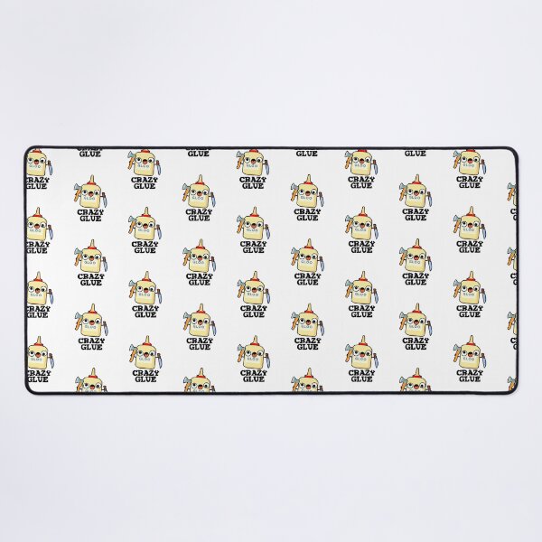 Item preview, Crazy Glue Cute Super Glue Pun designed and sold by punnybone.