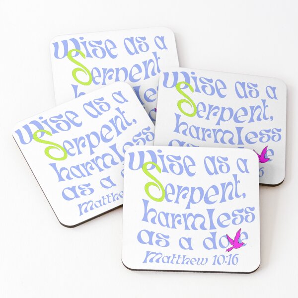 Item preview, Sabio como una serpiente, sencillo como una paloma Mateo 10:16 Versículo de la Biblia, Dichos cristianos designed and sold by Emily Roberts.
