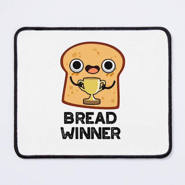 Item preview, Bread Winner Funny Food Puns  designed and sold by punnybone.