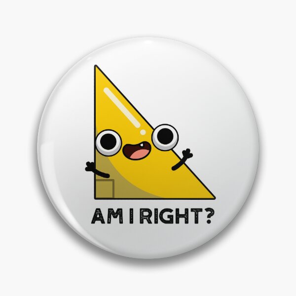 Item preview, Am I Right Funny Right Angle Puns  designed and sold by punnybone.