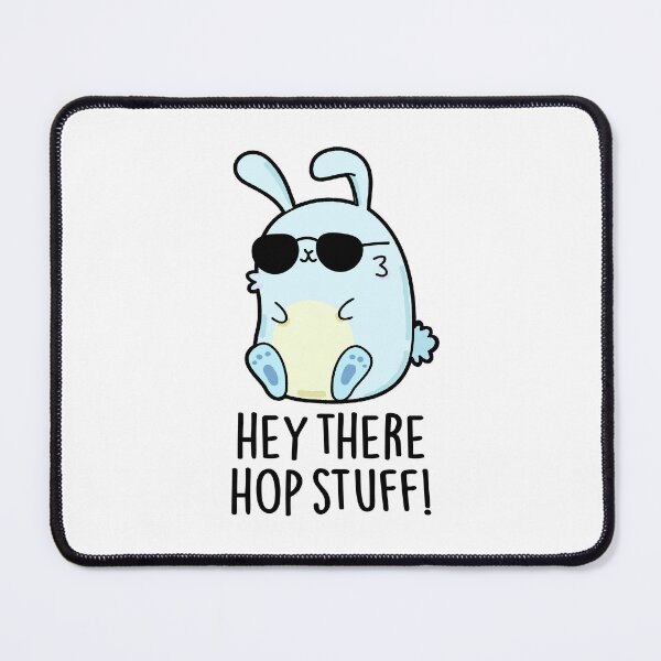 Item preview, Hey There Hop Stuff Funny Rabbit Puns  designed and sold by punnybone.