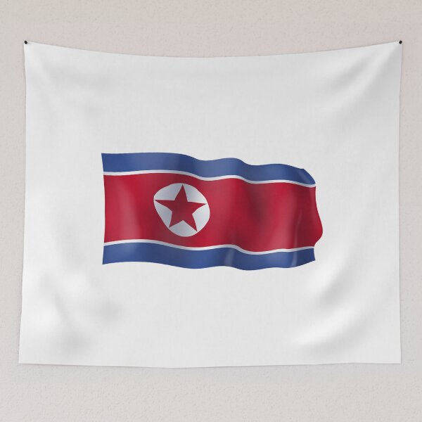 Item preview, North Korea flag designed and sold by chrlalexandru.