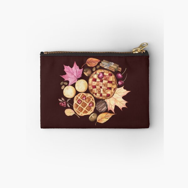 Item preview, Autumn food collection of pastries, spices and leaves  designed and sold by Flowersforbear.