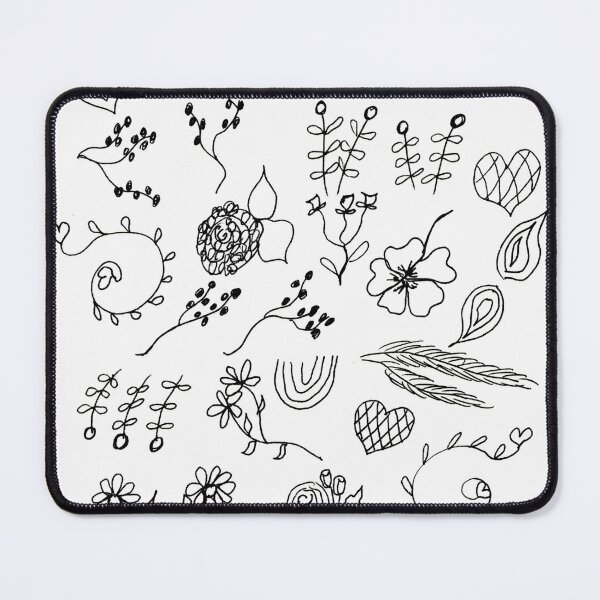 Item preview, Ink Sketch Floral Pattern Background designed and sold by Art-by-Ahyoka.