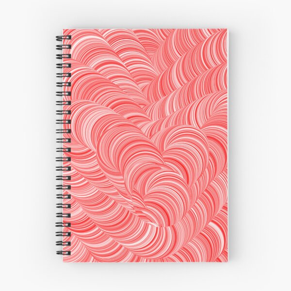 Item preview, Red and White Swirly Peppermint Abstract Pattern designed and sold by Deborah Camp.