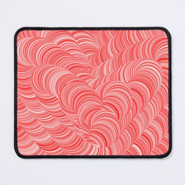 Item preview, Red and White Swirly Peppermint Abstract Pattern designed and sold by Deborah Camp.