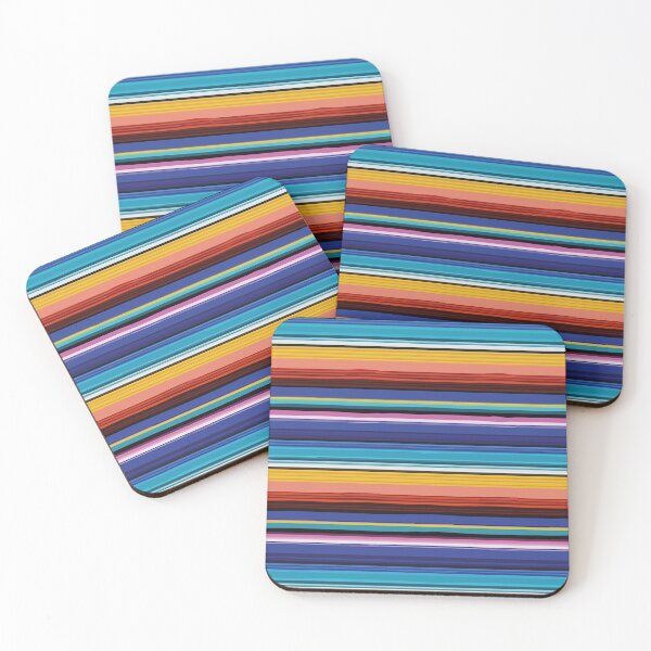 Item preview, Blue Serape Mexican serape blanket vibrant zerape jorongo zarape saltillo seamless pattern designed and sold by T-Mex.