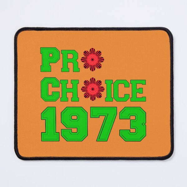 Item preview, Pro Choice 1973 Red and Black Flower Women's Right designed and sold by LV-creator.