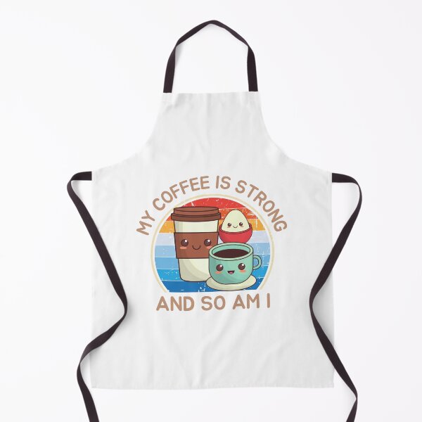 Item preview, My Coffee Is Strong So Am I - Kawaii Coffee Cup designed and sold by bsrishika.