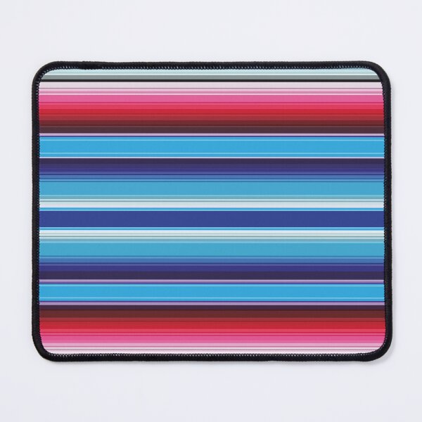 Item preview, Blue and red Serape Mexican serape blanket vibrant zerape saltillo jorongo zarape pattern designed and sold by T-Mex.