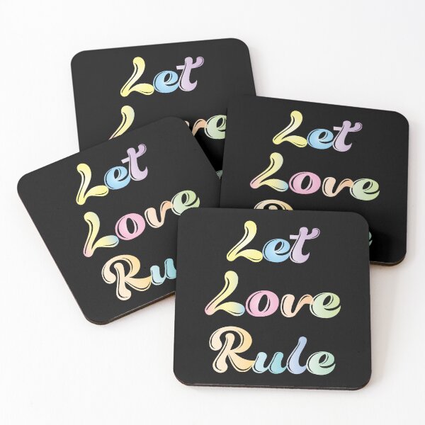 Item preview, Let Love Rule, Love T-Shirt, by DAM Creative, designed and sold by DAM Creative ⭐⭐⭐⭐⭐.