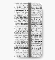 Vinilo o funda para iPhone Cotizaciones - Colección de citas de libros para adultos jóvenes