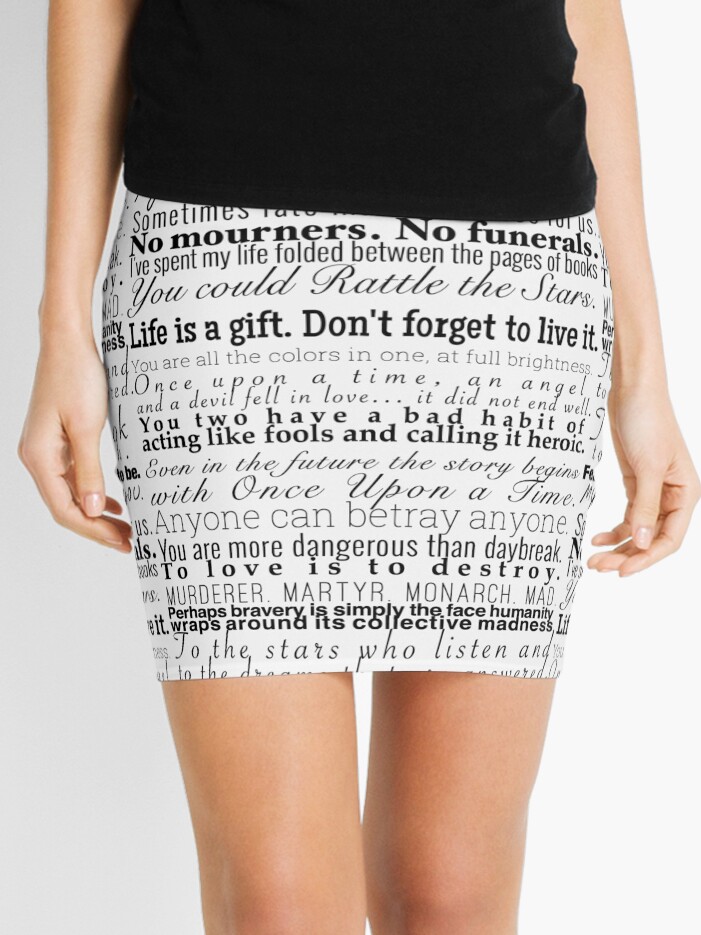 mini skirt quotes