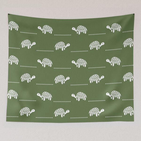 Item preview, Green Turtle Trail Pattern designed and sold by Garden-View.