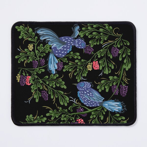 Item preview, Starling Birds & Berries Funny Vintage Ukrainian Vyshyvanka designed and sold by r-silver.
